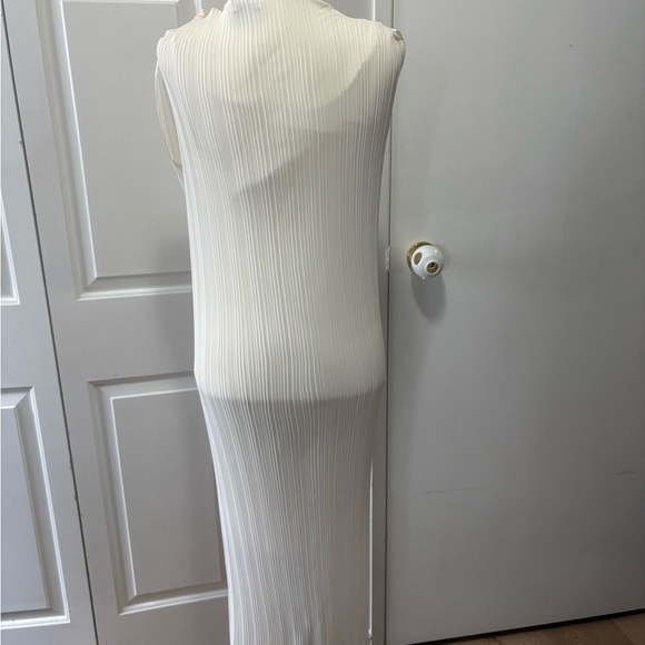 Babaton Ivory Pleated Maxi Dress - Picture 6 of 7